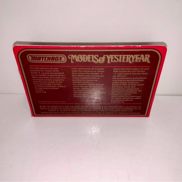 Matchbox Yesteryear Y-22 1930 Ford Model Van OXO Old Shop Stock - Picture 3 of 6